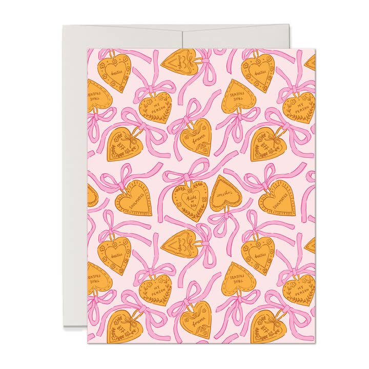 Friendship Charm Greeting Card Best Friend Card for wholesale by Three Strands Design