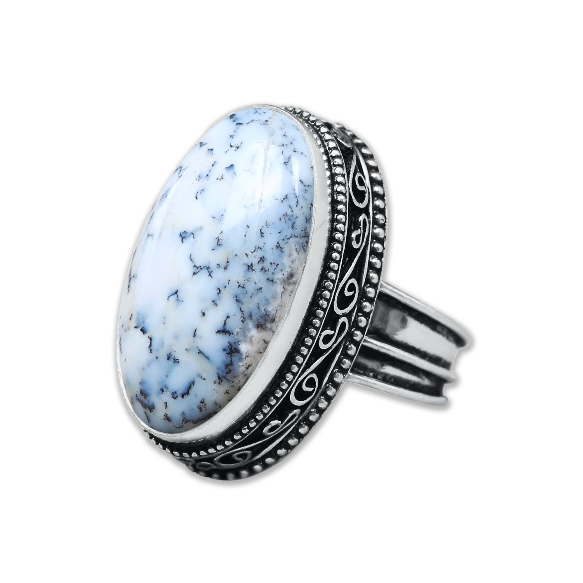 Handmade Jewels – wholesale Cocktail/statement ring – Artisanal Silver-Plated Statement Rings – Assorted Gemstones with Designer Bands (US Sizes 6–10, Non-Adjustable)19