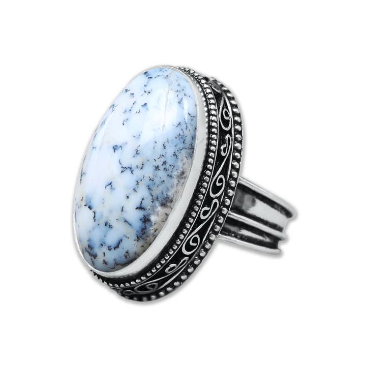 Handmade Jewels – wholesale Cocktail/statement ring – Artisanal Silver-Plated Statement Rings – Assorted Gemstones with Designer Bands (US Sizes 6–10, Non-Adjustable)19