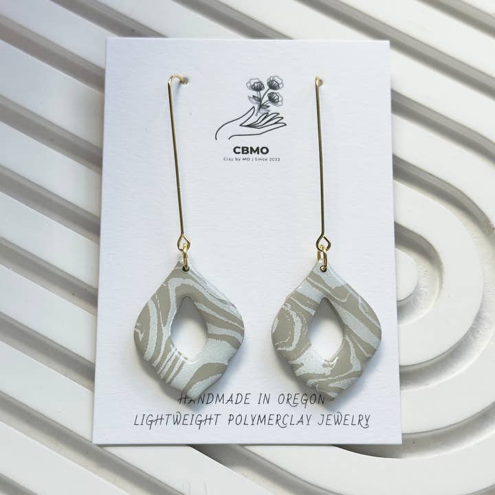 ClaybyMO - Wholesale Dangle Earrings - Floral Drop Dangles(Limited Edition)0