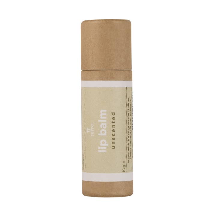 Unscented Tallow Lip Balm for wholesale by Tarro Skincare