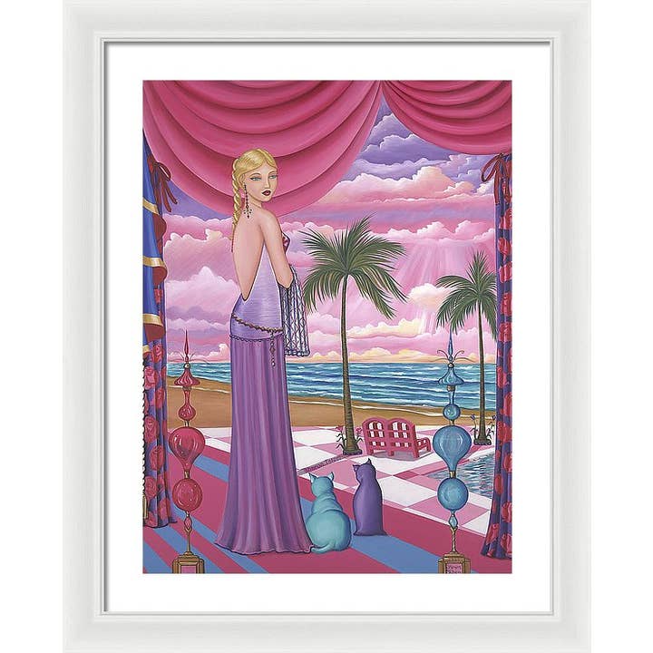 Sharon Tatem Fashion LLC - Wholesale Art Print - Melissa - Framed Print26