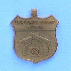 USCG Expert Target Medal w/ hole for hanging for wholesale by Military Patches & Pins