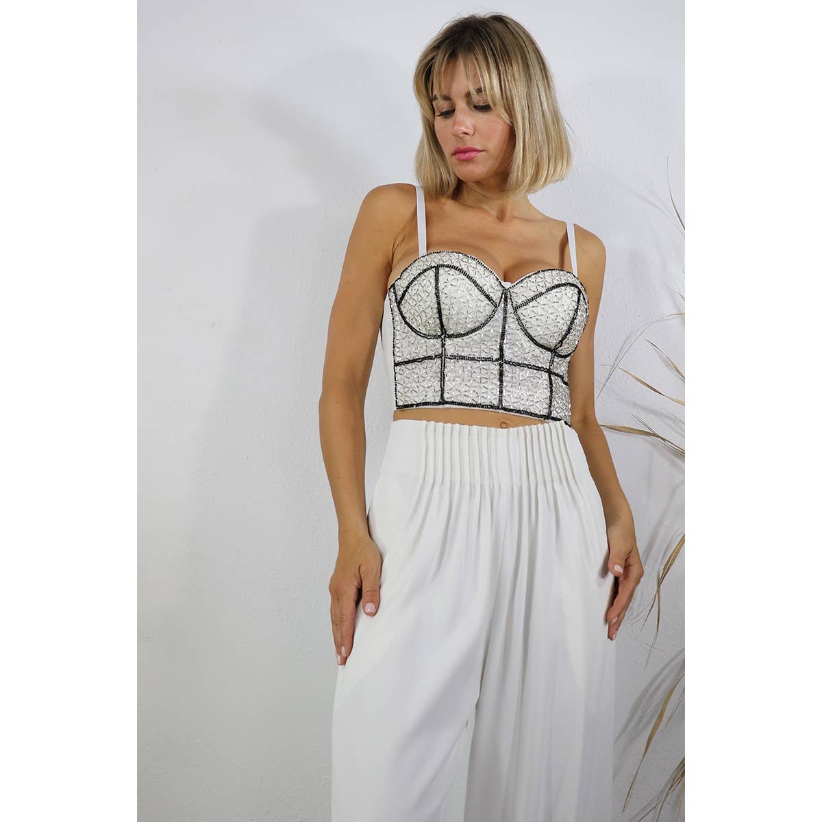 Mulla - Wholesale Bustier - Women's - RHINESTONE BUSTIER18