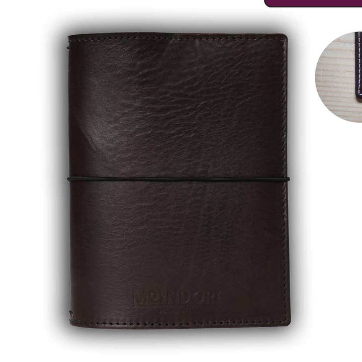 DIN B6 bullet journal-cover - klassiek bruin voor wholesale door MoinDori Hamburg