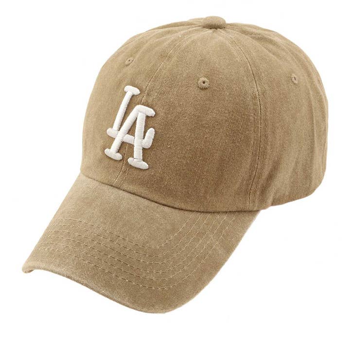 anbfashion - Wholesale Baseball Cap - Unisex - NEW COLOR LA 3D EMBROIDERY PIGMENT BASEBALL CAP1