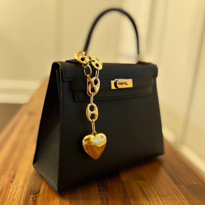 Ellison+Young - Wholesale Purse/bag accessory – Women’s - Horse Bits Heart Dangle Bag Charm3