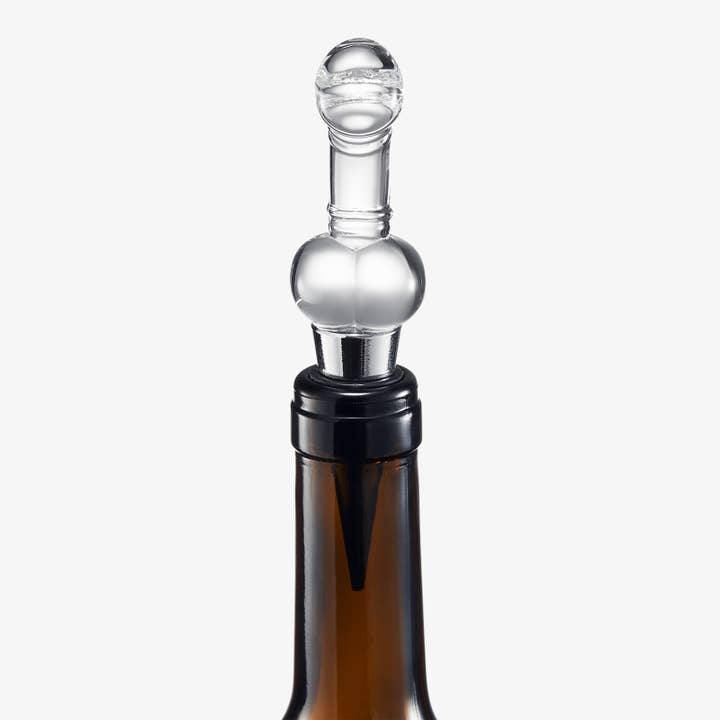The Wine Savant / Khen Glassware – wholesale Wine stopper – Unique Wine Bottle Stopper - Funny Wine Cork Beverage Bottle