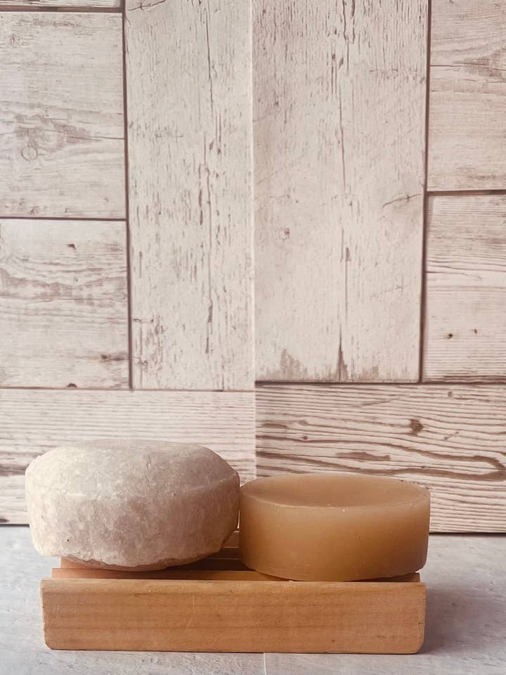 Raspberry Hibiscus Shampoo and Conditioner Bar Set for wholesale by Farm Momma Soaps