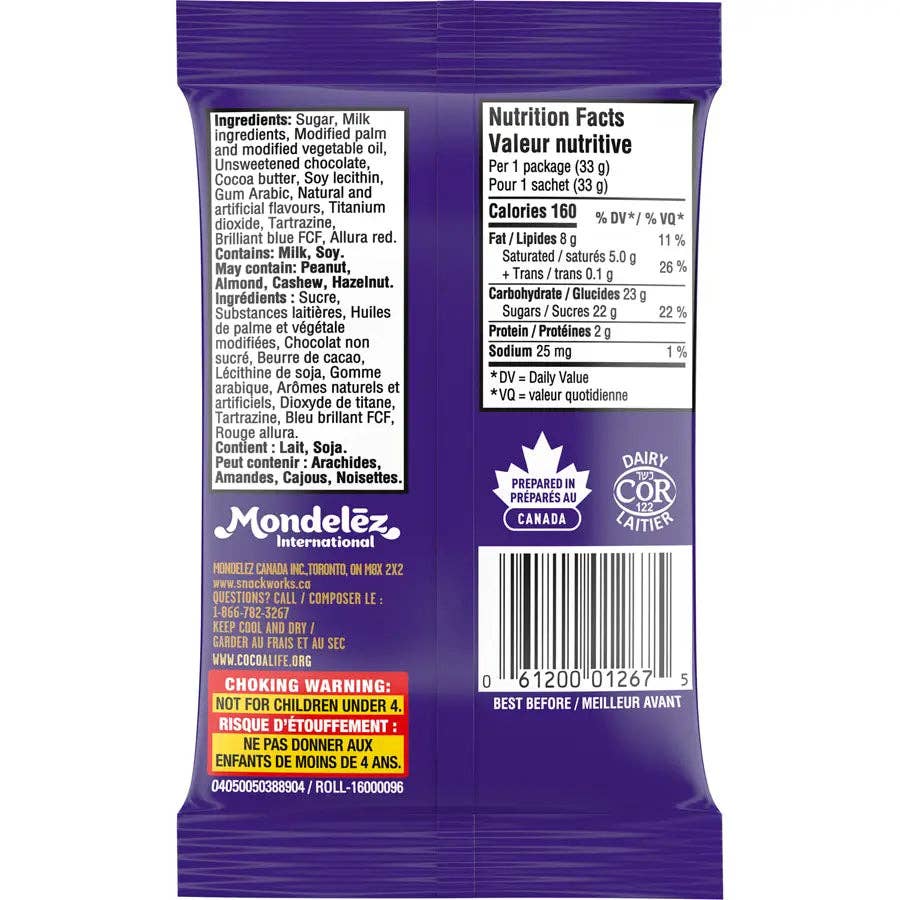 Echo Sales America - Wholesale Chocolate Bar - Cadbury Canada Easter Mini Eggs, Case 33.0g x 48ct6