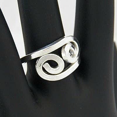 Costello International - Venta al por mayor Anillo de banda/apilable - Anillos de plata Art Deco8