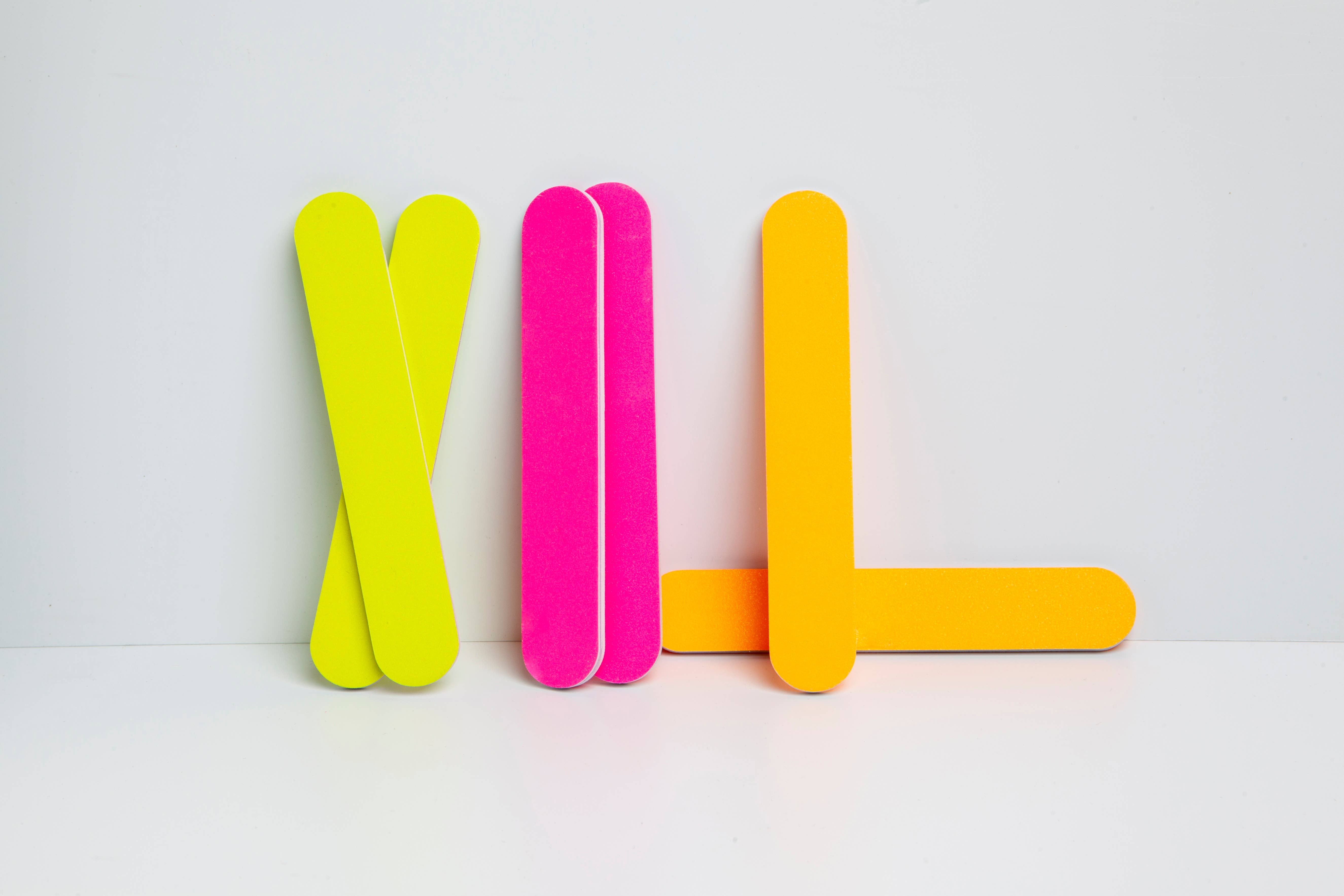 Aquarius Cosmetic SLU - Wholesale Nail File - Idc Institute Neon Precision Nail File5