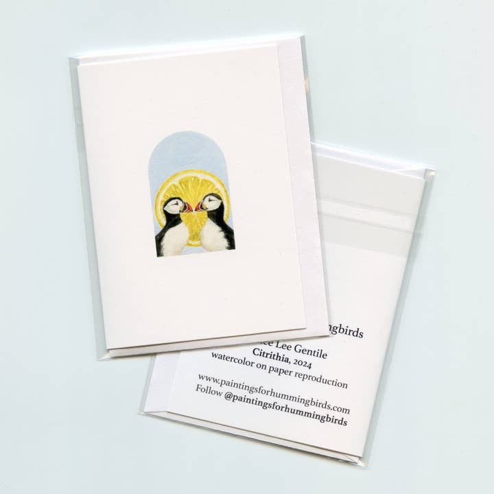 Paintings For Hummingbirds - Wholesale Everyday Greeting Card - "Citrithia" Greeting Card1