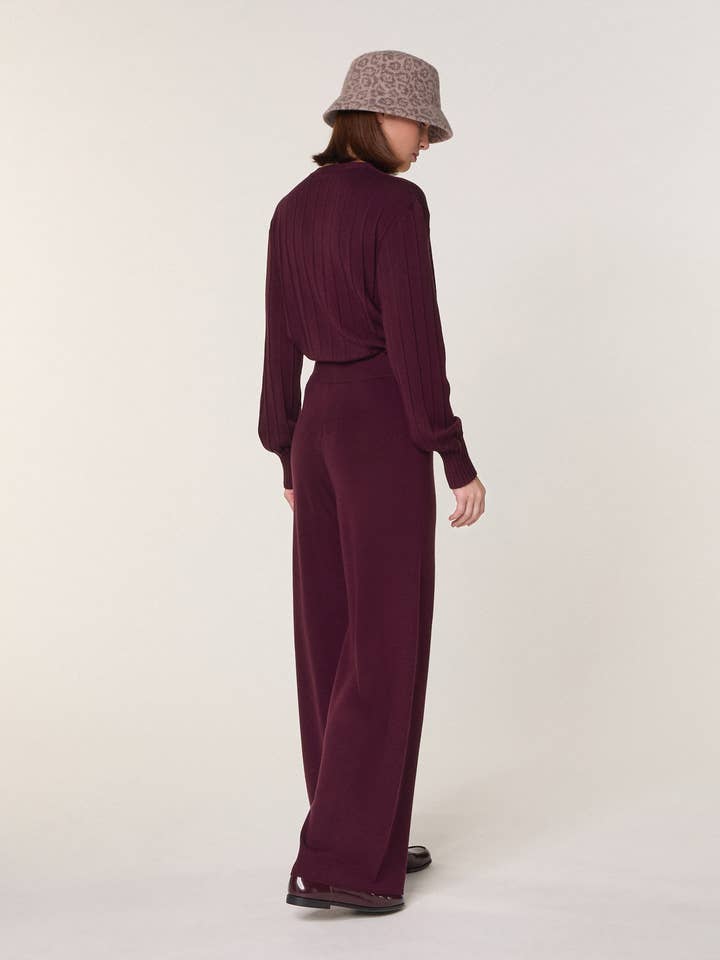 Rodier - Wholesale Suit Pants - Women's - Wide merino wool trousers2