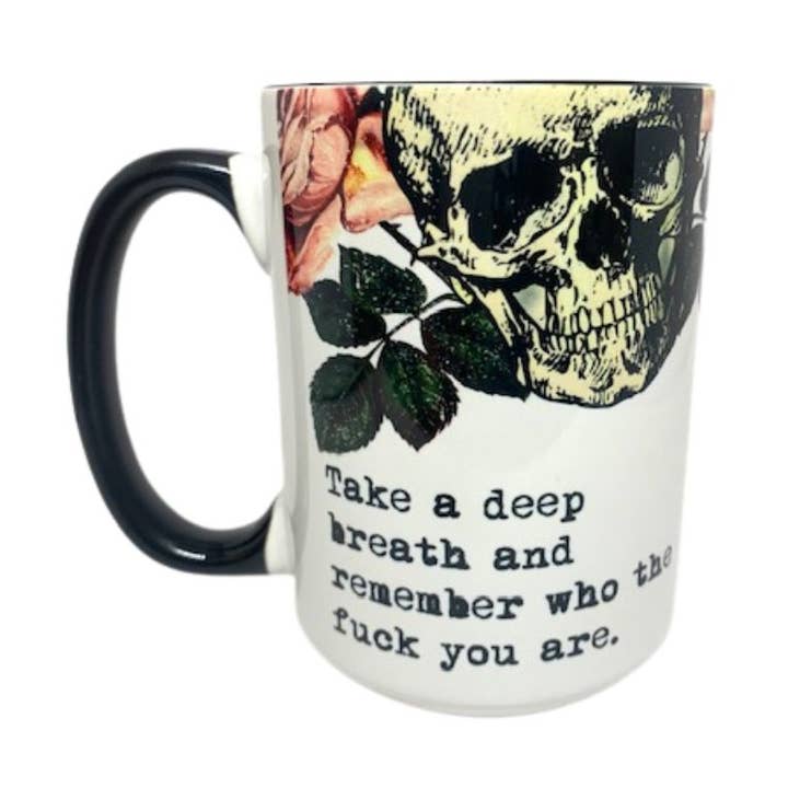 15oz keramische mok - Deep Breath voor wholesale door Days with Gray