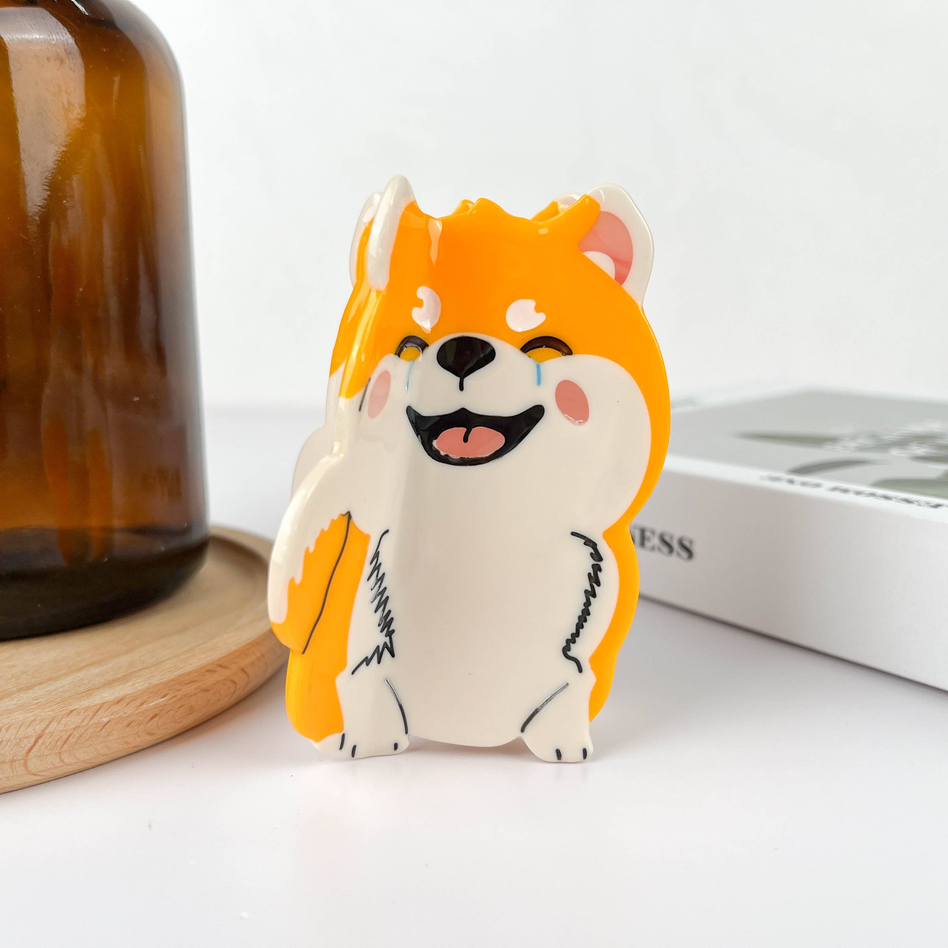 TheDivaSoap - Wholesale Hair Clip - Women's - Shiba Inu Hair Clip,Dog Claw Clips0