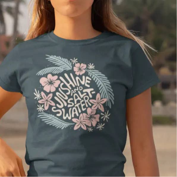 Tropical Blues | Beachside Breeze Tee for wholesale by Sunshine + Saltwater