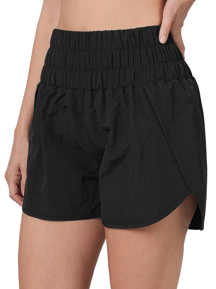 42POPS - Wholesale Shorts - Women's - ,...SI-23325 Track shorts w/ back pocket & brief lining0