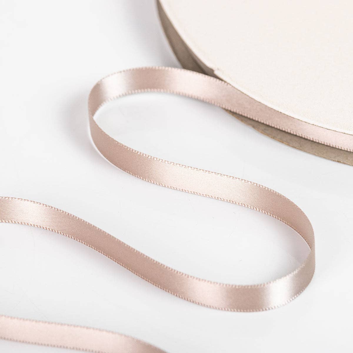 Little Ribbon Shop - Wholesale Ribbon - Gift Wrapping - Oyster 196 Double Faced Satin Ribbon 100-Yard Roll0