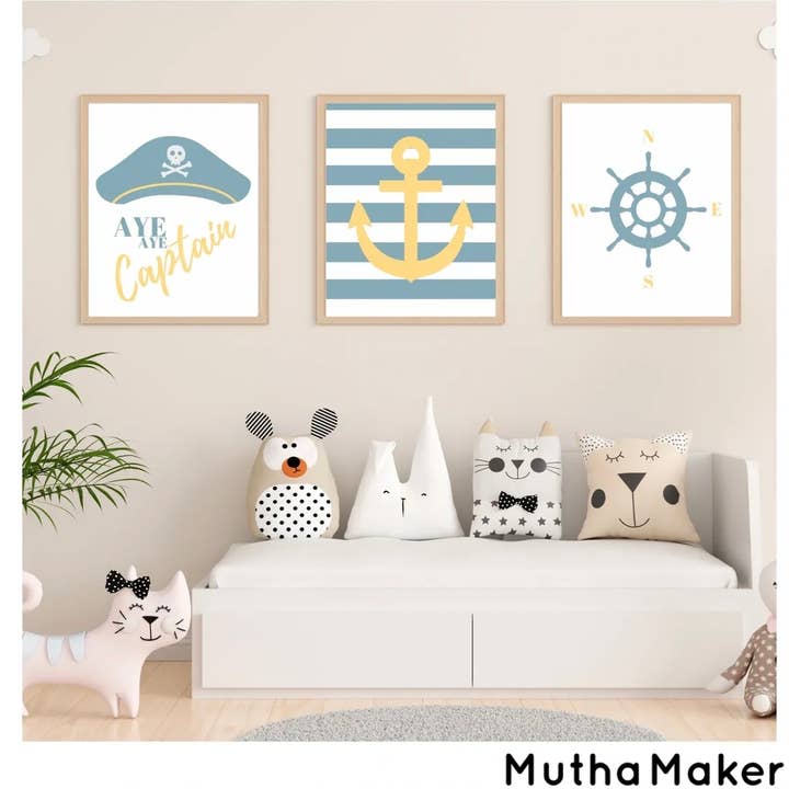 Aye Aye Captain Trio for wholesale by Mutha Maker