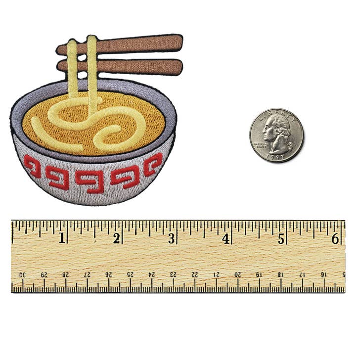 Kolorspun Pins - Wholesale Patch - Ramen Patch - Embroidered Iron on Patch