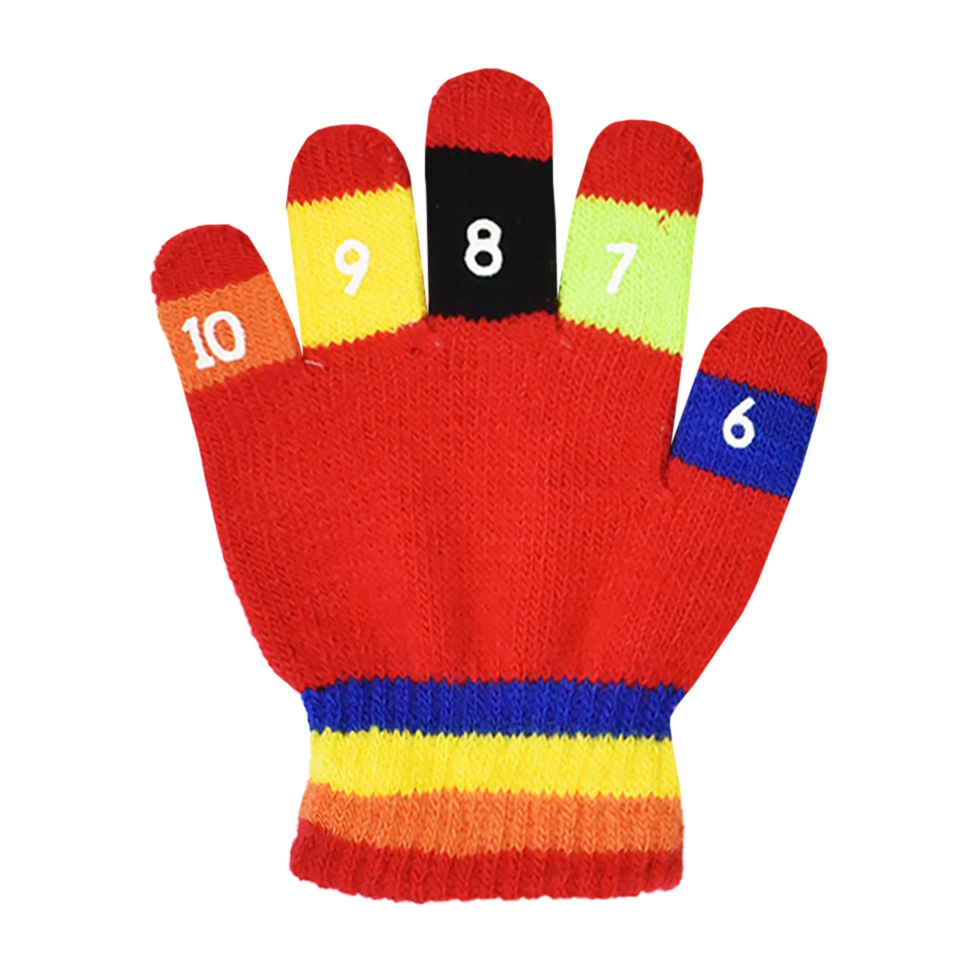 Grand Sierra - Wholesale Gloves - Kids - Boys/Girls Stretch Number Gloves Size 2-4 - 341113