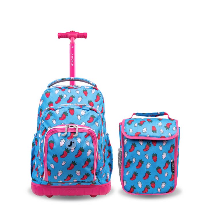 J World - Wholesale Backpack - Kids - Lollipop Kids Rolling Backpack With Lunch Bag (16 Inch)4