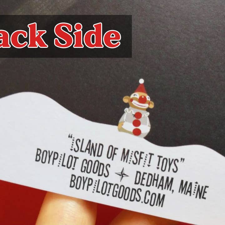 BoyPilot Goods - Wholesale Christmas Card - Misfit Toys Card - Rudolph Nostalgic Christmas Card3