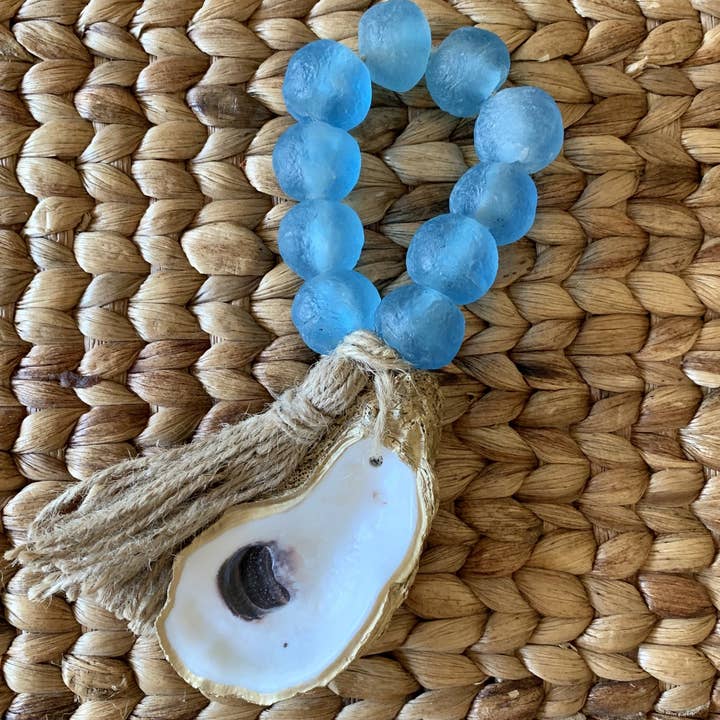 The Gilded Shell - Wholesale Decorative Tabletop Object - The Tide Pool - Sea Glass3