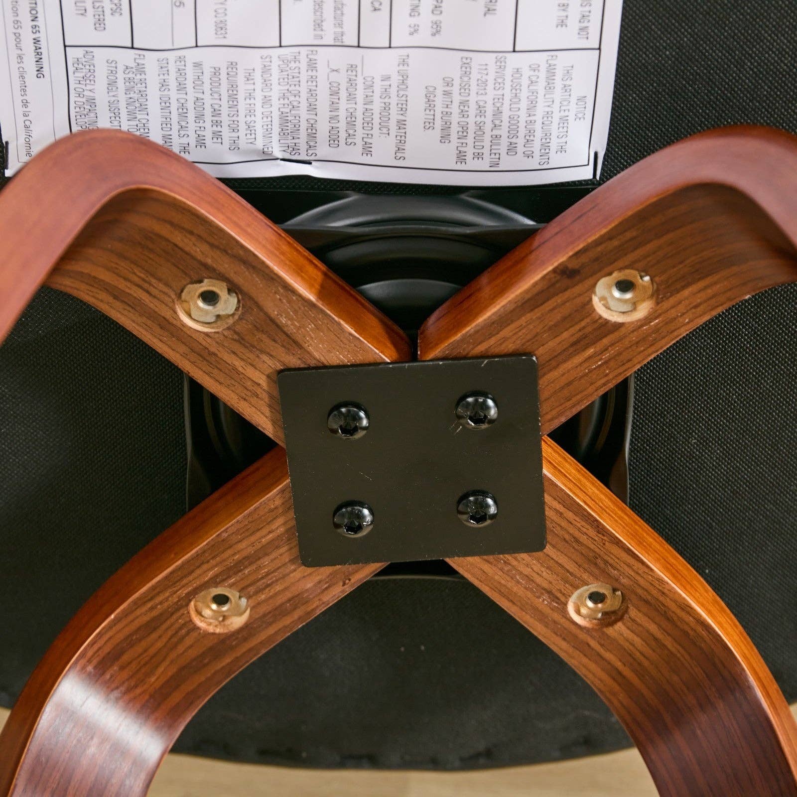 HOMYCASA DESIGN INC - Wholesale Stool - 2PcsMid-Century Swivel Counter Stools with Cushion 25" Heigh17