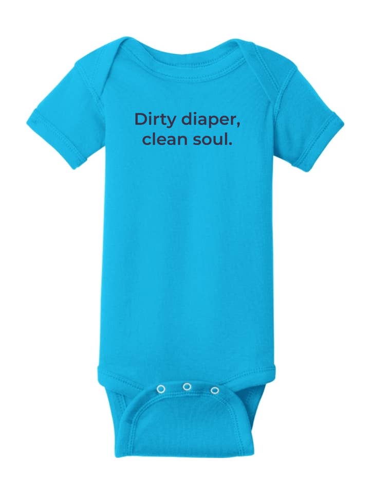 Sock Religious - Wholesale Bodysuit (Non-Footed) - Baby - Dirty Diaper, Clean Soul Onesie16