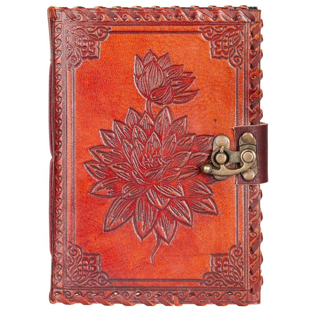 Benjamin International – Großhandel Tagebuch – Lotus Flower Lederjournal0
