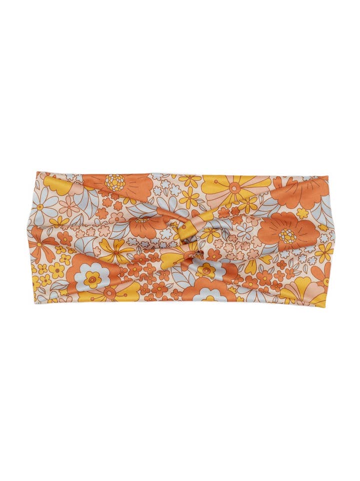 Everything Floral Print Twist Turban Headband for wholesale by TesMade Creations