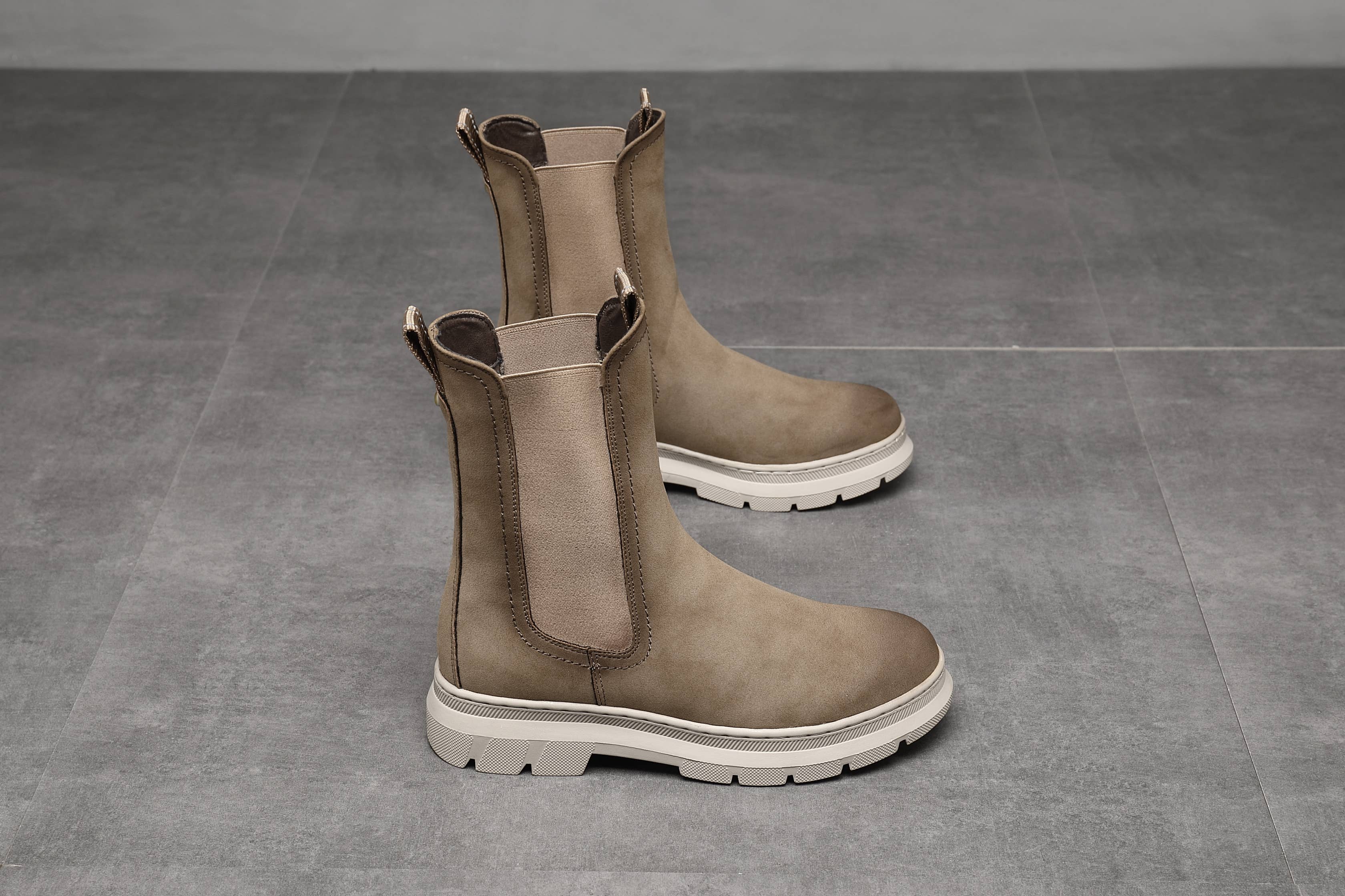 Top Staka – wholesale Boots – Women’s – A2306 WOMEN Faux Suede Leather- mid calf boots5