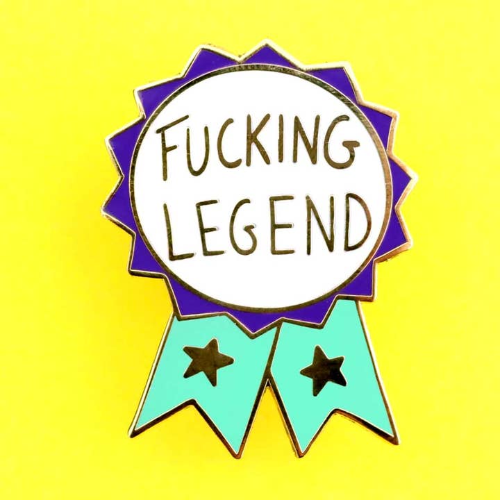 Jubly-Umph - Wholesale Lapel pin/button - Fucking Legend Lapel Pin4