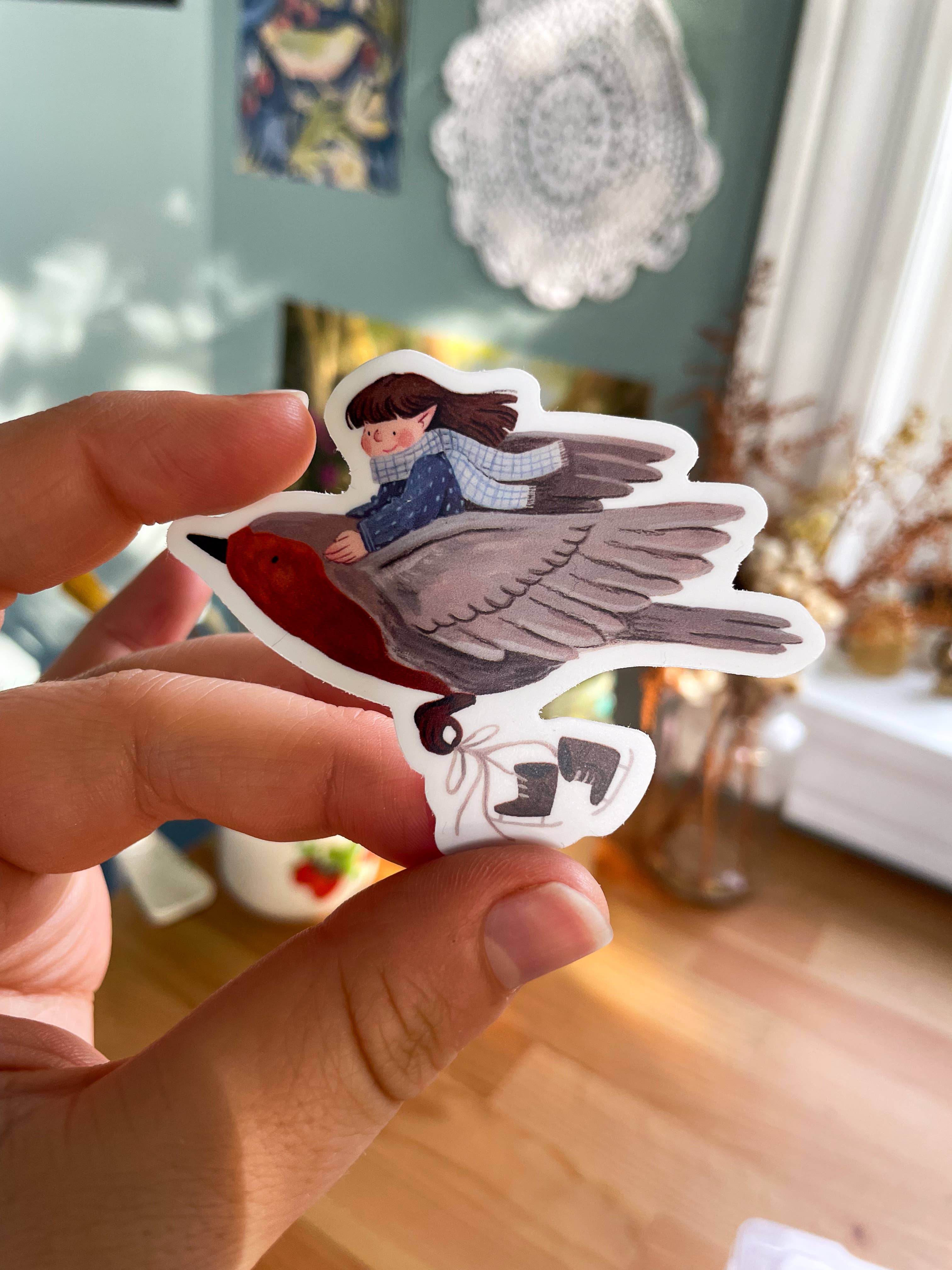 Leah Bees Creations - Wholesale Sticker - A winter's fight - Vinyl Sticker 1