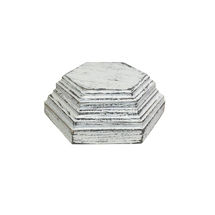 Born in a Barn - Wholesale Desk Riser - Medium Hexagon Pedestal