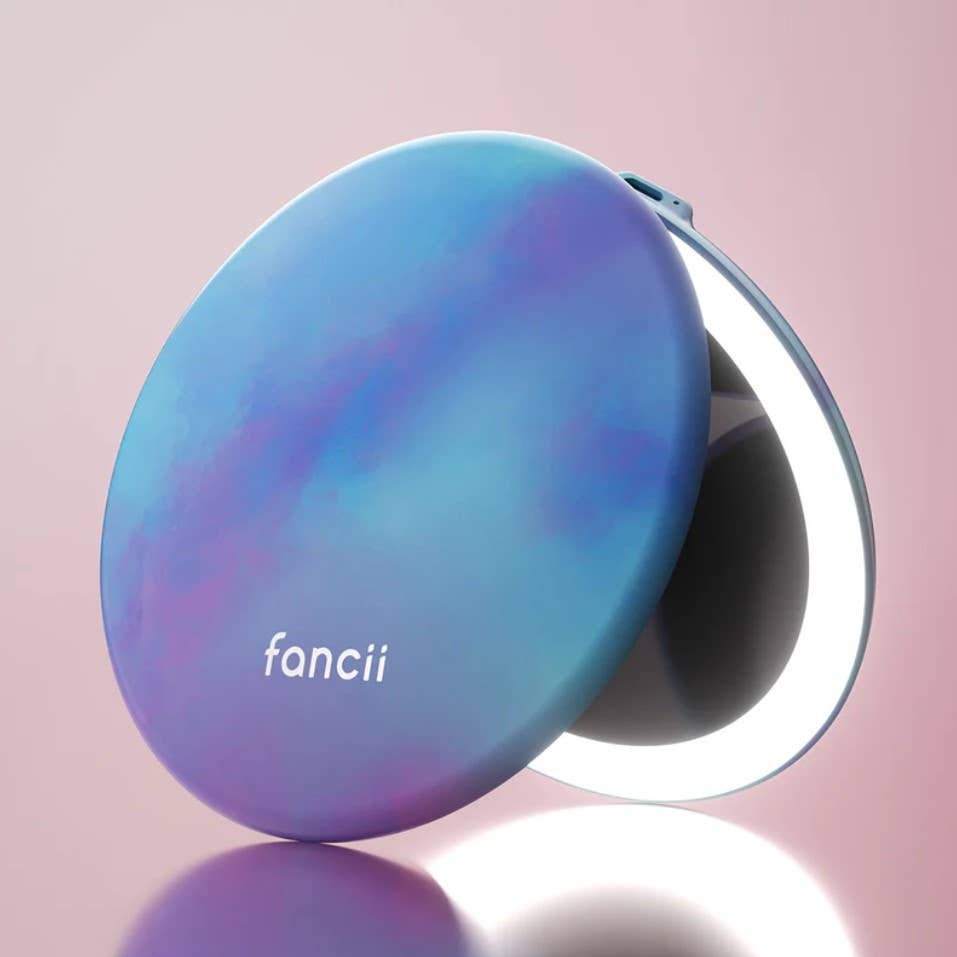 Fancii - Wholesale Compact Mirror - Taylor 5" Compact Mirror with LED Lights1