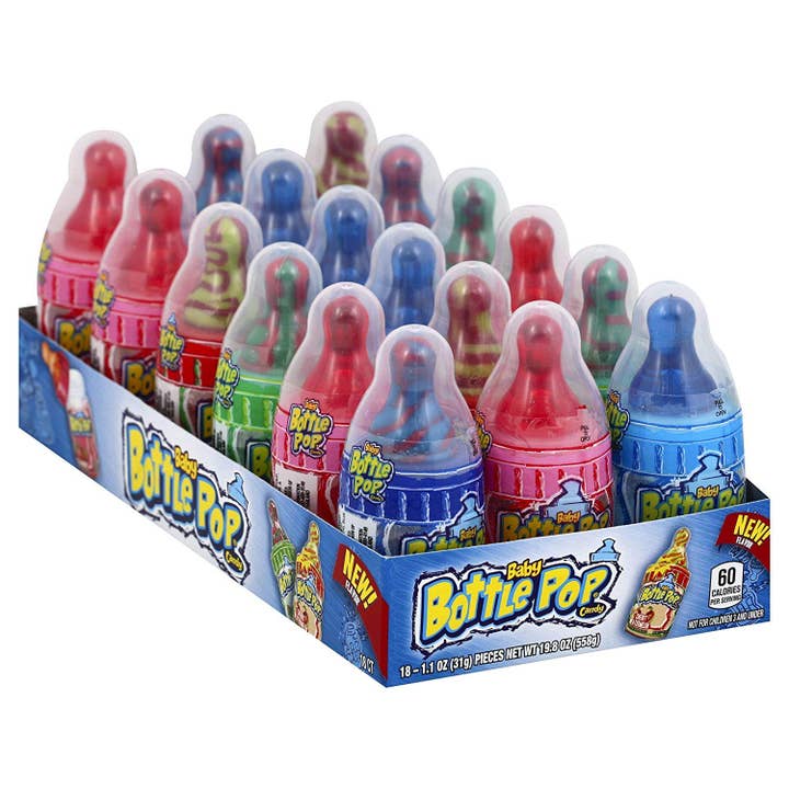 Babyflasche Pops 18 ct. für den Großhandel von Sugar Bear Candy