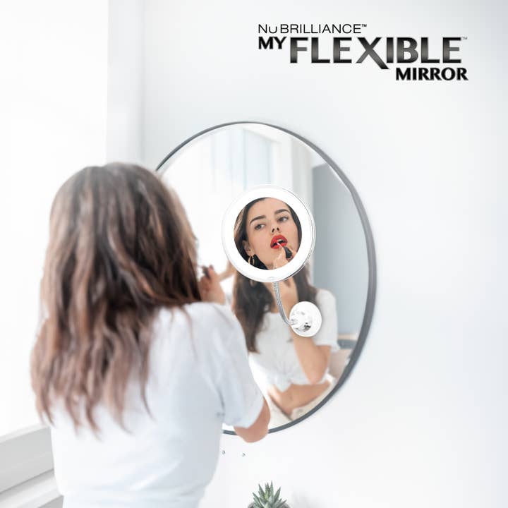 Gotham Steel/Granitestone - Wholesale Vanity Mirror - My Flexible LED-Illuminated Mirror 5x Magnification5
