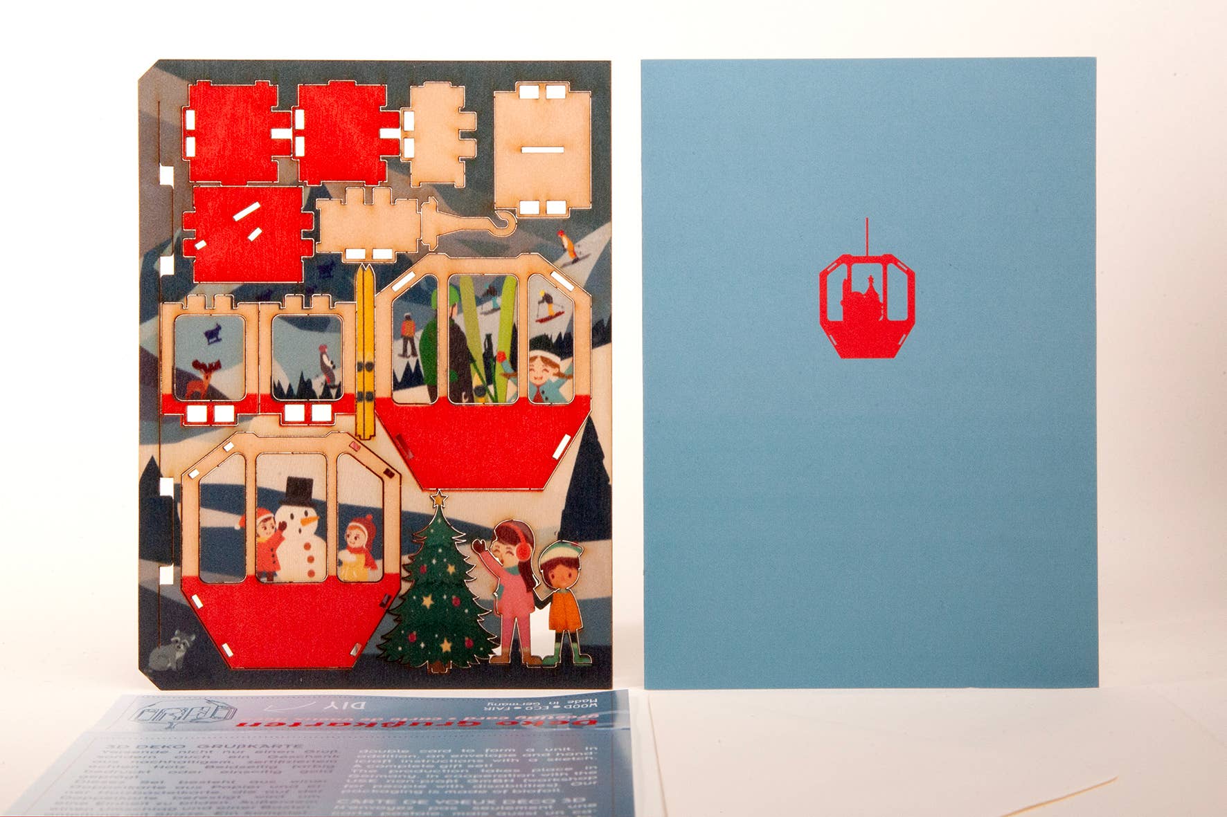 Formes Berlin GbR - Wholesale Christmas Decoration - Gondola 3D decorative greeting card (copy)1