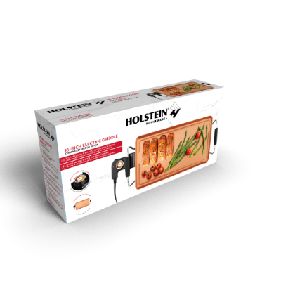 BLACK COPPER 16-INCH ELECTRIC GRIDDLE for wholesale on Faire3