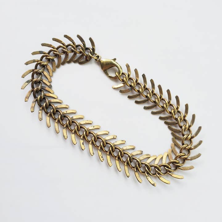 Vertebrae Bracelet for wholesale by Daisy Metalworks