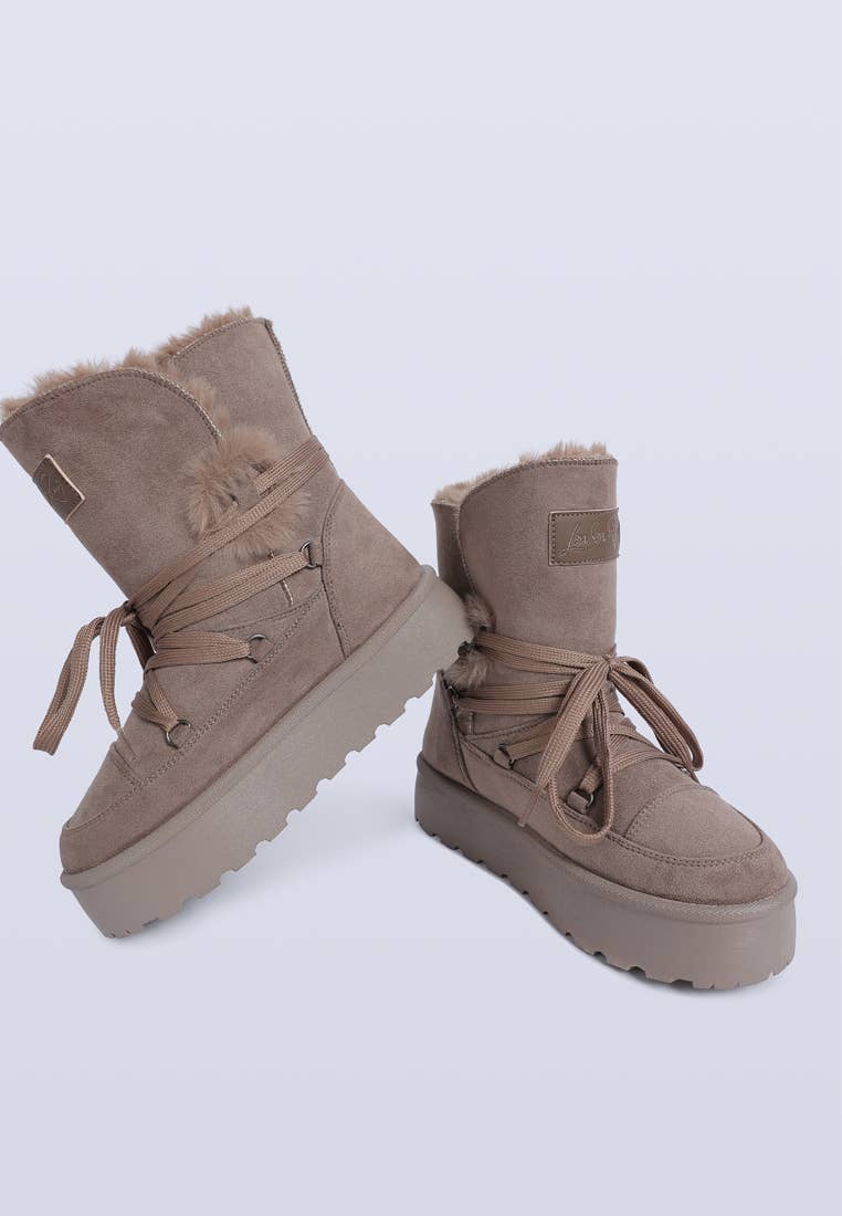 Rag Company – wholesale Snow boots – Women’s – Noaya Chunky Faux Fur Snow Boots9