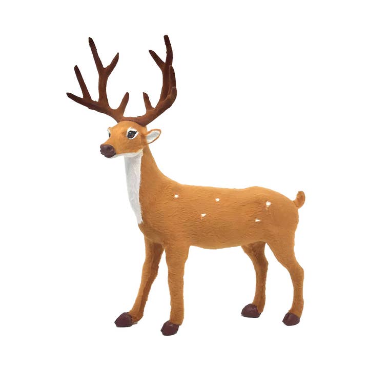 12" Christmas Reindeer Decoration for wholesale by Fantasia Inc.