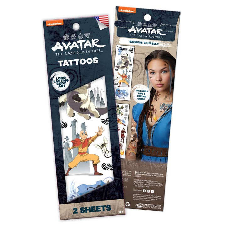 Savvi - Wholesale Temporary Tattoo - Avatar the Last Airbender Flash Tattoos - LP35087.AA-01