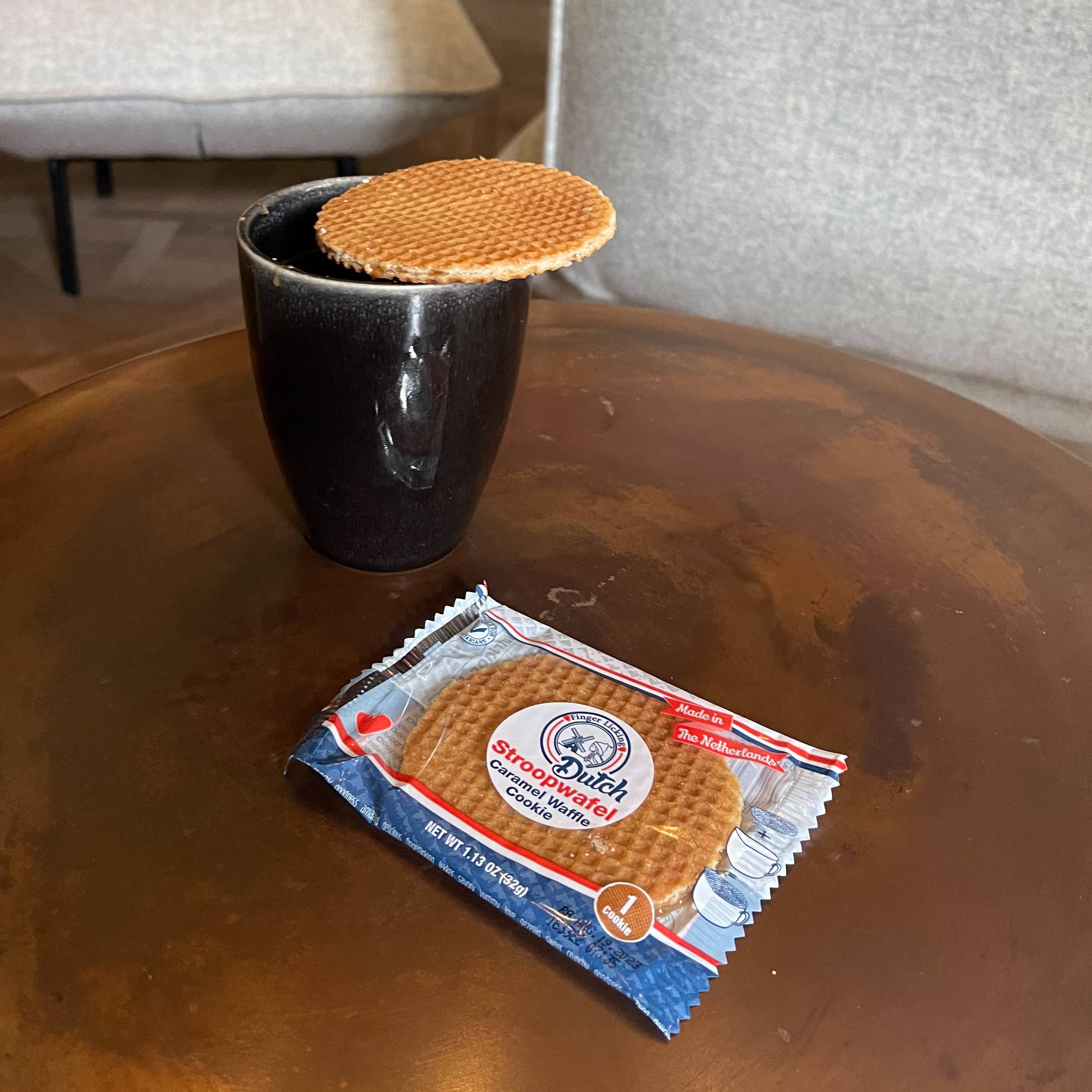 Finger Licking Dutch Stroopwafel Cookies – wholesale Caramel – Dutch Caramel Stroopwafels; Single wrapped 1-packs (QTY:56)6