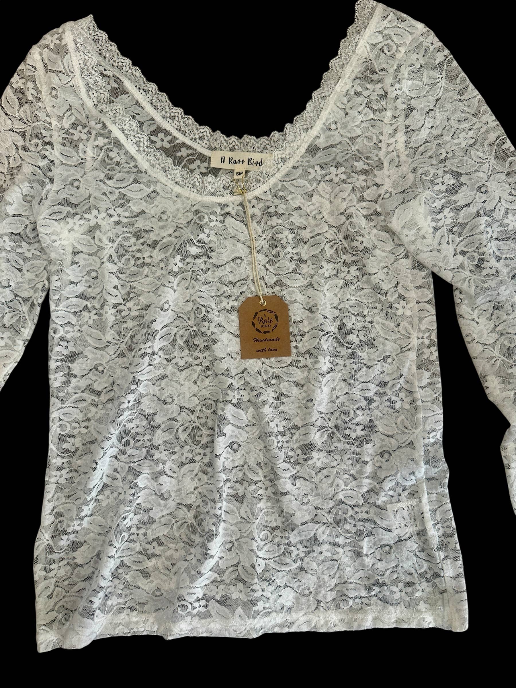 A Rare Bird Shop - Wholesale Blouse - Women's - Lace Vintage Layer Shirt4