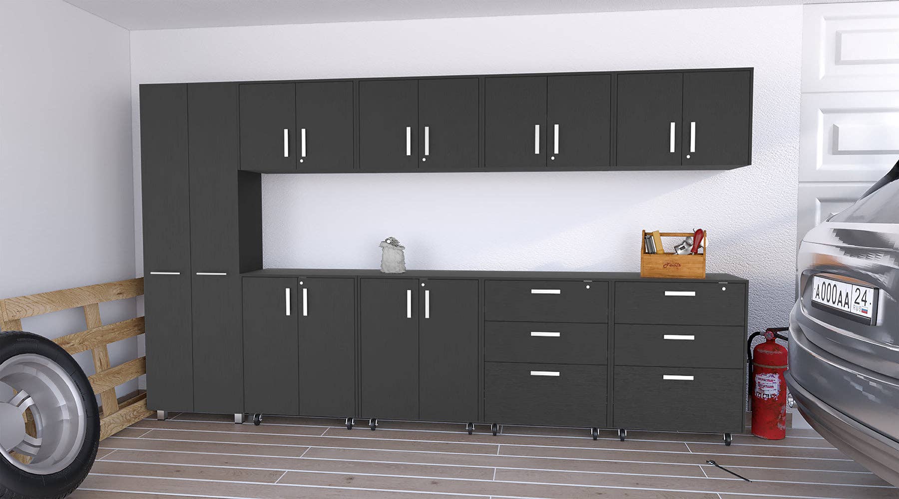 Black Dayton Garage Set for wholesale on Faire0