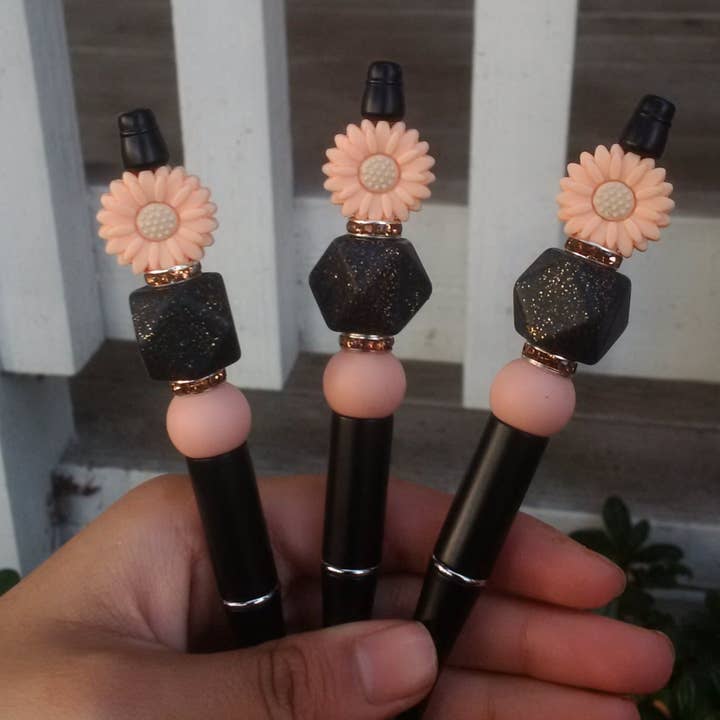 Penna con perline «Burnt Peaches» per la vendita all'ingrosso da parte di Amy Designs